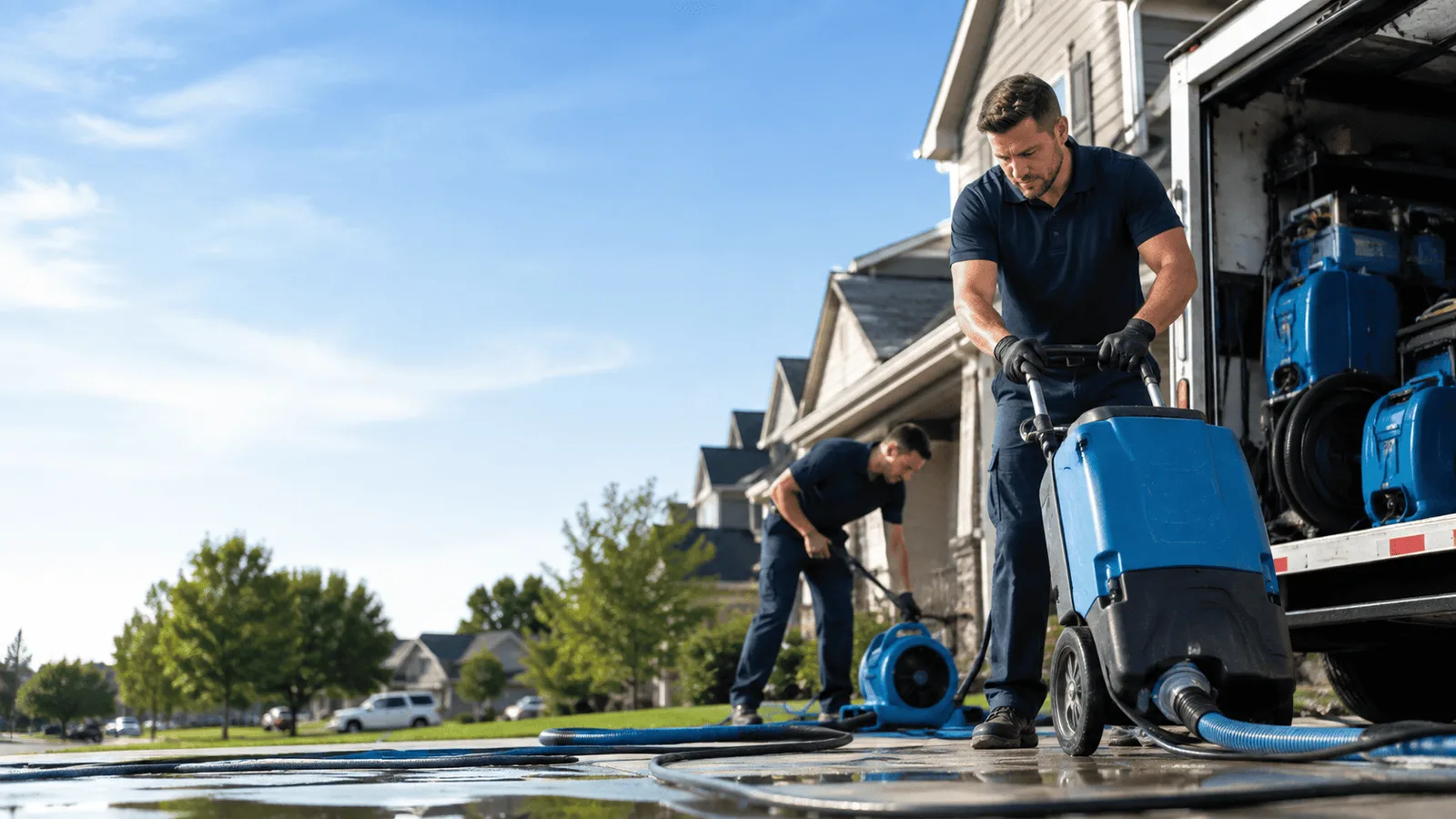 Dehumidification being performed in Fort Washakie, WY